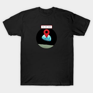 You are here: Earthrise, Apollo 8 T-Shirt